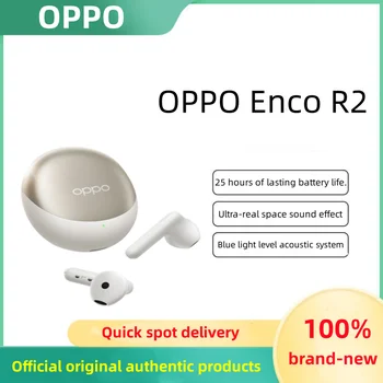 Оригинальная беспроводная Bluetooth-гарнитура OPPO Enco R2 true space sound с двумя устройствами link universal one plus Huawei Xiaomi new