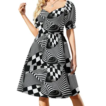 Opart - Черно-белое платье, повседневные платья, женская летняя одежда 2023