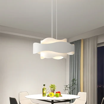 SGROW Белые светодиодные подвесные светильники Современный простой подвесной светильник для гостиной, кабинета, столовой, офиса, бара, ресторана, домашнего декора