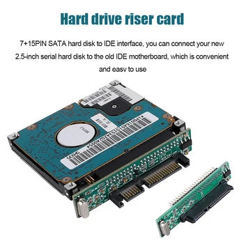 JM20330 2,5-дюймовый SSD-адаптер SATA-IDE 7 + 15-Контактный Разъем к 44-контактному разъему SSD-адаптера С поддержкой горячей замены жесткого диска ATA 66/100/133