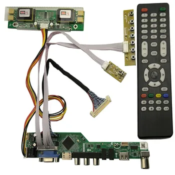 Новый комплект телевизора для LTM190M2-L31 LTM190M2-L33 TV + HDMI + VGA + AV + USB Драйвер платы контроллера ЖК-светодиодного экрана