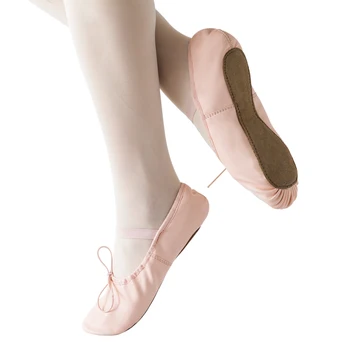 Кожаные балетные туфли Dynadans /Балетные тапочки / Танцевальная обувь (Для малышей / Маленьких / Больших детей /Женщин)