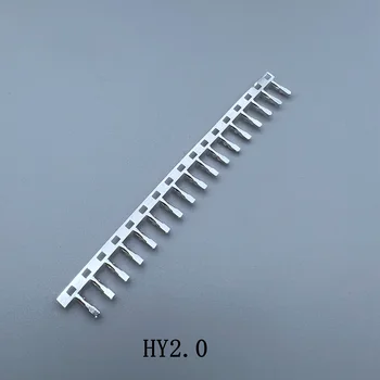 100ШТ Язычковый разъем HY2.0mm с шагом 2,0 мм Обжимная клемма Холодная Клеммная Проводка Клемма пружины сжатия