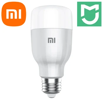 Оригинальная Умная лампа Xiaomi Mi LED Essential Белого и цветного цвета с Голосовым управлением Amazon Alexa Google Assistant E27 9 Вт 950 Люмен