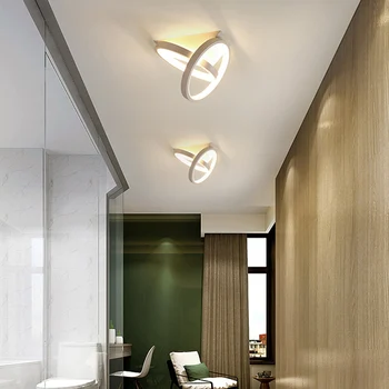 Светодиодный потолочный светильник, Подвесной светильник, светодиодные светильники для комнаты, прихожей, балкона, коридора, Современная светодиодная потолочная люстра для помещений