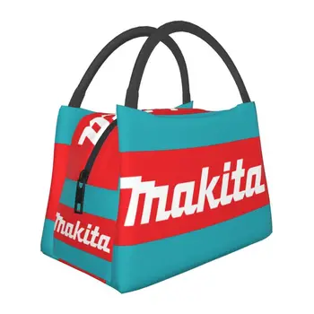 Makitas-bolsas de almuerzo con aislamiento de herramientas eléctricas para mujer, enfriador térmico a prueba de fugas para el tr