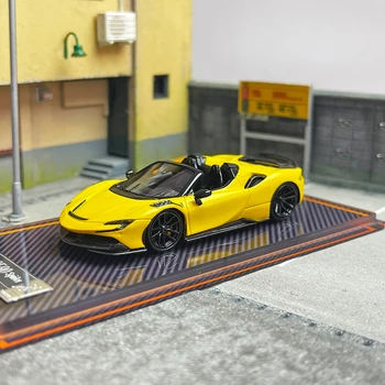 Точечное моделирование в масштабе 1: 64 Sf90 Материал из смолы-паука, Модель автомобиля, Статическое украшение, Коллекция сувениров для взрослых, Детская игрушка