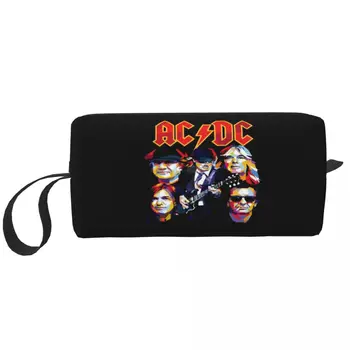 Косметичка Австралийской рок-группы AC DC для Путешествий Cosmetic Kawaii Черного Цвета От Bennadn На Deviant Art Storage Туалетные Сумки