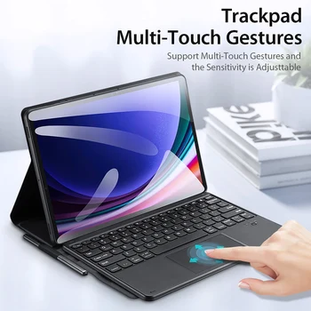 Bluetooth Клавиатура Магнитный отдельный чехол для планшета Samsung Galaxy Tab S9 + S9 Plus 12,4 