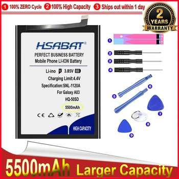 HSABAT 0 Цикл 5500 мАч HQ-50SD HQ-50S Батарея для Samsung Galaxy A03 A03S A02S M02S M025 F02S Высококачественный Аккумулятор