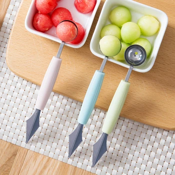Многофункциональный нож для разделки фруктов, лопатка для арбуза, лопатка для мороженого, ложка для шариков, кухонные инструменты для приготовления холодных блюд, гаджеты