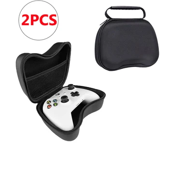 2 шт. Портативный игровой контроллер Чехол для переноски Жесткая сумка для хранения EVA для Xbox Series One S X Геймпад Сумка Коробка Аксессуары
