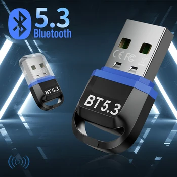 USB Bluetooth 5.3 5.0 Адаптер ключа для ПК Динамик Беспроводная мышь Клавиатура Музыкальный аудиоприемник Передатчик Bluetooth
