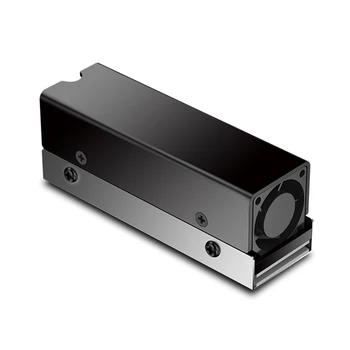 Радиатор жесткого диска M.2 SSD с вентилятором, алюминиевый охладитель жесткого диска PCI-E NVMe для настольных аксессуаров