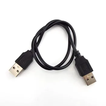 Двойной компьютерный удлинитель USB 2.0 типа A от мужчины к мужчине, высокоскоростной разъем адаптера, удлинитель, Линия передачи данных и синхронизации