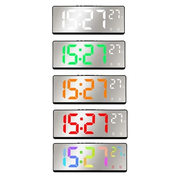 Многофункциональные электронные часы Простые многофункциональные часы с большим экраном, будильник, прикроватные часы, Простые в использовании A