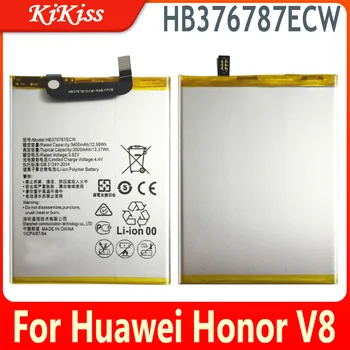 Для HUAWEI Honor V8 Аккумулятор HB376787ECW для Hua wei Honor V8 HonorV8 для Batteria GB/T18287-2013 T18287 2013