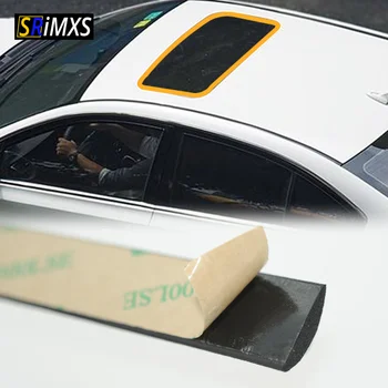 Резиновая прокладка на крыше автомобиля, Резиновое уплотнение на лобовом стекле, люк в крыше, Треугольные уплотненные полоски, уплотнительная отделка для авто