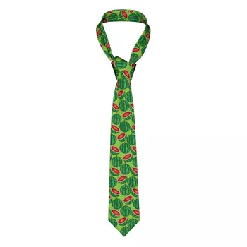 Яркий галстук-арбуз, унисекс, полиэстер, 8 см, Галстуки для мужчин, Шелковые Узкие Аксессуары, Реквизит для косплея Gravatas