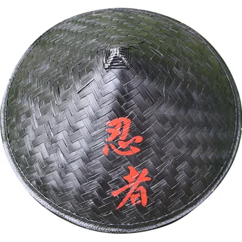Азиатская соломенная шляпа Ниндзя Конические шляпы Японский Широкий Бамбуковый Самурай Рисовый Фермер