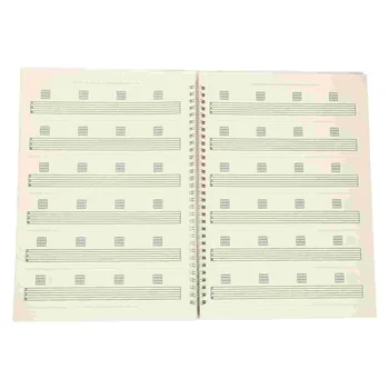 Записная книжка Tab Note с шестью строчками для гитариста, подарочные тетради для партитур, рабочие портативные принадлежности для подарков, пластиковая катушка