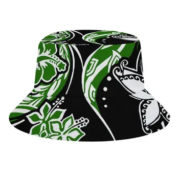 Полинезийская Изготовленная На Заказ Взрослая Рыбацкая Шляпа Мужская И Женская Шляпа С Художественным Рисунком, Напечатанная Шляпа Высокого Качества Four Seasons Sunshade Hat