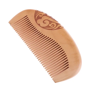 Натуральная широкая расческа для волос, распутывающая волосы, Деревянная расческа для волос/бороды - Антиперсик для женщин и мужчин