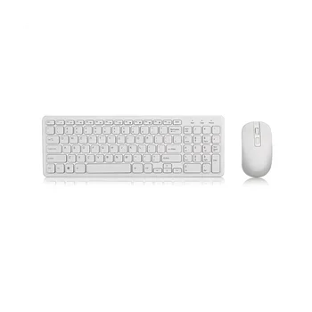 Комплект оптической беспроводной клавиатуры и мыши 2.4 G, комбинированная мышь, USB-приемник для ПК, Ультратонкий Офисный набор