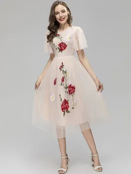 AL60583 Высококачественное новое модное женское платье 2023 года, роскошное платье известного бренда европейского дизайна в стиле вечеринки