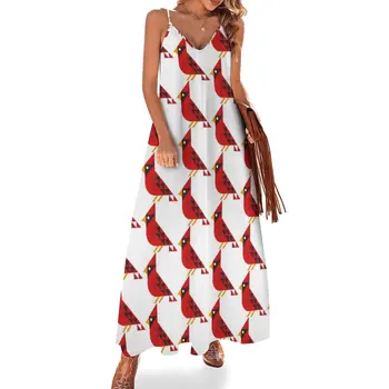 Платье без рукавов Cardinal, женская летняя одежда 2023, женские элегантные свободные платья, летняя одежда
