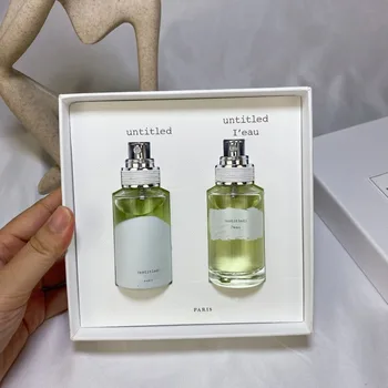 высококачественный брендовый безымянный парфюмерный набор с цветочным стойким натуральным вкусом и распылителем для мужских ароматов