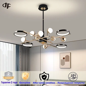 Светодиодная потолочная люстра, Лампы современного дизайна, Освещение, подвесные светильники Для спальни / гостиной/ кухни, украшение комнаты, потолочный светильник