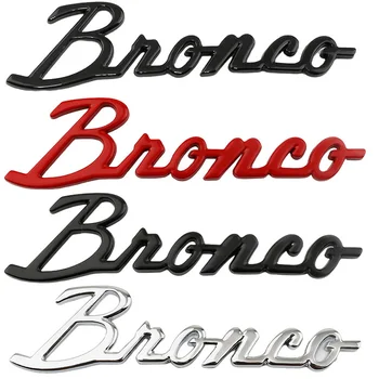 Для Ford Bronco Sport 2023 2022 2021 Автомобильный Металлический Логотип с 3D буквами, Эмблема на крыле, значок, наклейки, Аксессуары для модификации наклеек