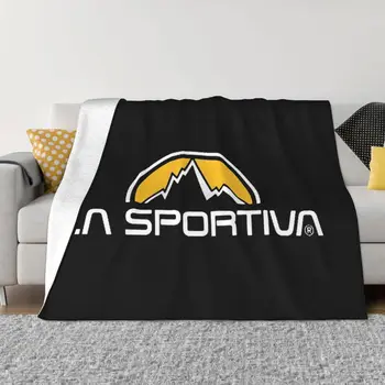 Одеяла с логотипом La Sportiva, Бархатный принт, многофункциональное мягкое одеяло для постельного белья, Офисное плюшевое тонкое одеяло