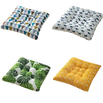 Прочная подушка для стула, квадратный коврик, Хлопчатобумажная обивка, мягкая подушка для офиса, дома или автомобиля, подушка для шезлонга в саду.