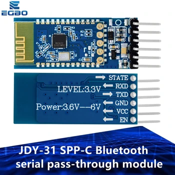 JDY-30 = JDY-31 SPP-C модуль последовательной передачи данных Bluetooth, беспроводная последовательная связь с аппаратом, заменяющий HC-05 HC-06