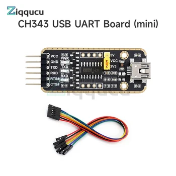 USB к Uart TTL Адаптер CH343G Чип 6 Мбит/с Защита От Перенапряжения Антистатический Модуль Последовательного Преобразователя 6Pn для Win7/8/10/11