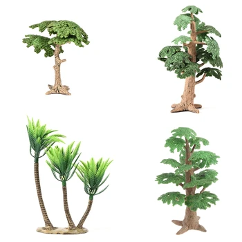 Миниатюрные искусственные деревья Мини-диорамы Деревья для поделок Модель здания новая