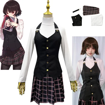 Game Persona 5 Косплей Королевы Макото Ниидзимы, косплей-костюм, школьная форма, топ с длинным рукавом, костюм на Хэллоуин для женщин