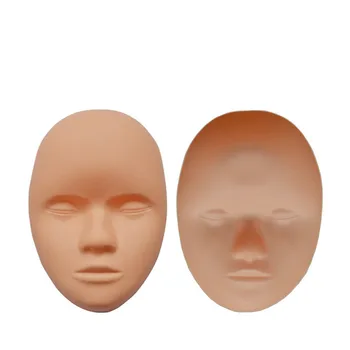 5 / 10шт 5D Обучающая головка для тату на лице, Силиконовая Тренировочная головка для тату на губах, бровях, коже PMU, Перманентный макияж, Тренировочный инструмент для кожи