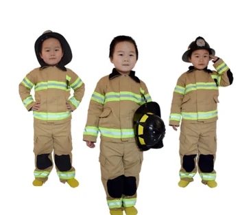 Костюмы пожарного Сэма для косплея из хлопка и льна, необычная форма пожарного на Хэллоуин Для мальчиков, рабочая одежда для ролевых игр, Детский Пожарный, Потому