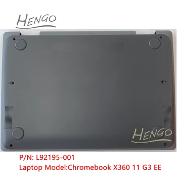 L92195-001 Серый Новый Оригинал Для HP Chromebook X360 11 G3 EE Нижний Регистр Нижняя Крышка Основания корпуса D Shell