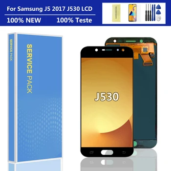 J530 Дисплей Для Samsung J5 2017 Дисплей С Сенсорным Экраном Digitizer J5 Pro J530M J530F SM-J530F ЖК-дисплей С Сенсорным Экраном Digitizer в сборе