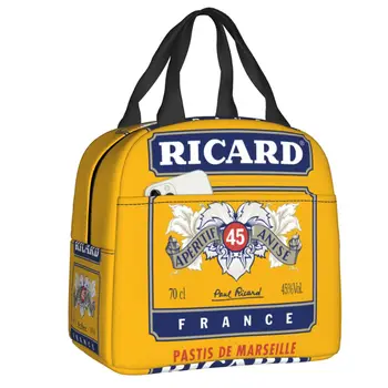 Франция Ricard, изолированные пакеты для ланча для пикника на открытом воздухе, Водонепроницаемый кулер, термос для ланча Для женщин и детей