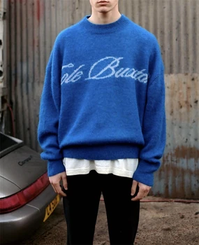 Хип-хоп
 Жаккардовый свитер Cole Buxton Для мужчин и женщин 1: 1, трикотажные свитшоты высшего качества Oversize CB, внутренние бирки 