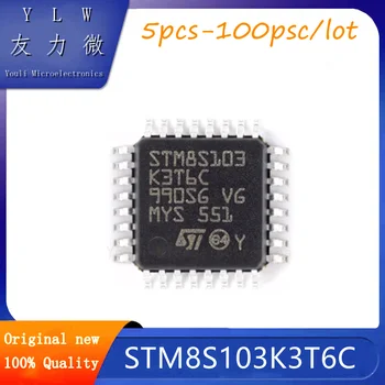 8-разрядный микроконтроллер STM8S103K3T6C QFP32, микросхема микроконтроллера, новый импортный оригинальный ST