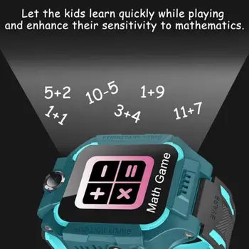 Q19 Детские Смарт-Часы 4G Sim-карта LBS Трекер SOS Камера Детский Мобильный Телефон Голосовой Чат Математическая Игра Фонарик Детские Смарт-Часы