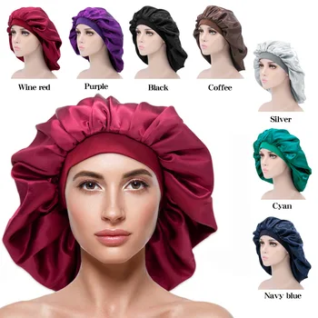 Мусульманские женские спальные шапочки для ежедневного использования и красоты Водонепроницаемая шапочка для душа Защищает волосы Женская шляпа для ухода за волосами