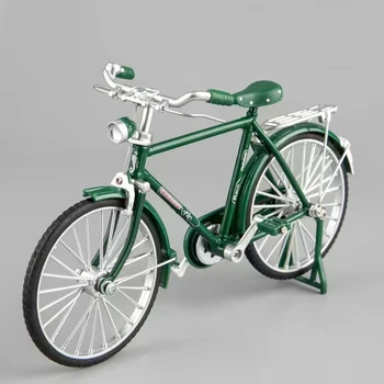 BUOK Ретро Классика 1:10 Мини-модель велосипеда из сплава, Отлитый под давлением Пальчиковый велосипед, Коллекция симуляторов для взрослых, Литые подарки, Игрушки для мальчиков
