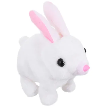 Имитация кролика, животные, Электрический Искусственный кролик, детская игрушка, подарочный пластик